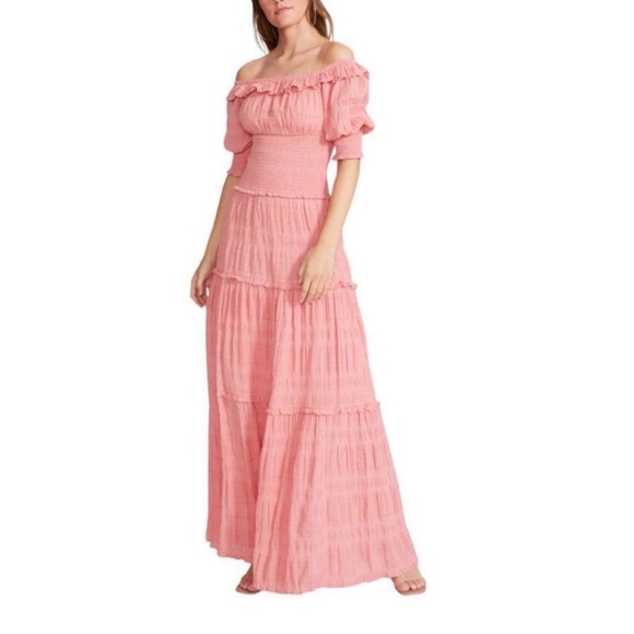 Off the Shoulder Maxi Dress - Picture 1 of 6